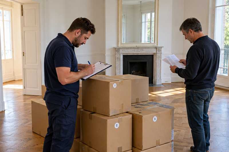 Inventaire des cartons numérotés