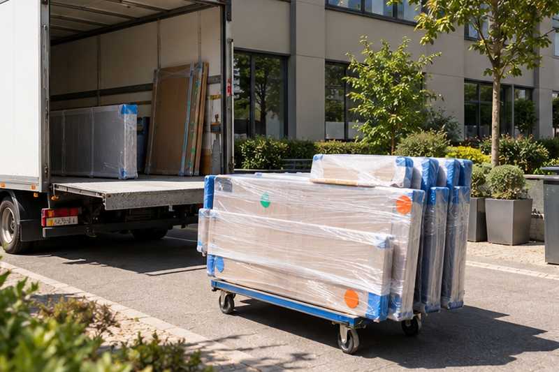 Postes de travail en bench numérotés au chargement